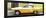 Cuba Fuerte Collection Panoramic - American Classic Car White and Yellow-Philippe Hugonnard-Framed Photographic Print