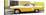 Cuba Fuerte Collection Panoramic - American Classic Car White and Yellow-Philippe Hugonnard-Stretched Canvas