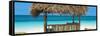 Cuba Fuerte Collection Panoramic - Beach Hut II-Philippe Hugonnard-Framed Stretched Canvas