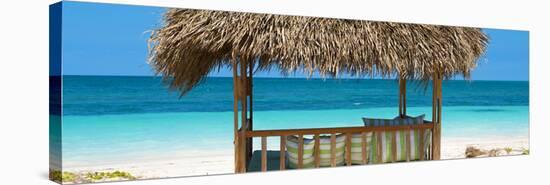 Cuba Fuerte Collection Panoramic - Beach Hut II-Philippe Hugonnard-Stretched Canvas