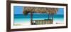 Cuba Fuerte Collection Panoramic - Beach Hut II-Philippe Hugonnard-Framed Photographic Print