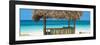 Cuba Fuerte Collection Panoramic - Beach Hut II-Philippe Hugonnard-Framed Photographic Print