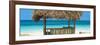 Cuba Fuerte Collection Panoramic - Beach Hut II-Philippe Hugonnard-Framed Photographic Print