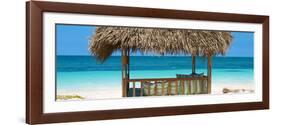 Cuba Fuerte Collection Panoramic - Beach Hut II-Philippe Hugonnard-Framed Photographic Print