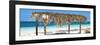 Cuba Fuerte Collection Panoramic - Beach Hut-Philippe Hugonnard-Framed Photographic Print