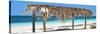 Cuba Fuerte Collection Panoramic - Beach Hut-Philippe Hugonnard-Stretched Canvas