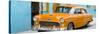 Cuba Fuerte Collection Panoramic - Beautiful Classic American Orange Car-Philippe Hugonnard-Stretched Canvas