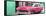 Cuba Fuerte Collection Panoramic - Beautiful Classic American Pink Car-Philippe Hugonnard-Framed Stretched Canvas