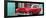 Cuba Fuerte Collection Panoramic - Beautiful Classic American Red Car-Philippe Hugonnard-Framed Photographic Print