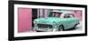 Cuba Fuerte Collection Panoramic - Beautiful Classic American Turquoise Car-Philippe Hugonnard-Framed Photographic Print