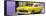 Cuba Fuerte Collection Panoramic - Beautiful Classic American Yellow Car-Philippe Hugonnard-Framed Stretched Canvas