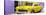 Cuba Fuerte Collection Panoramic - Beautiful Classic American Yellow Car-Philippe Hugonnard-Stretched Canvas