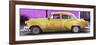 Cuba Fuerte Collection Panoramic - Beautiful Retro Golden Car-Philippe Hugonnard-Framed Photographic Print