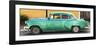 Cuba Fuerte Collection Panoramic - Beautiful Retro Green Car-Philippe Hugonnard-Framed Photographic Print