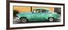 Cuba Fuerte Collection Panoramic - Beautiful Retro Green Car-Philippe Hugonnard-Framed Photographic Print