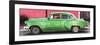 Cuba Fuerte Collection Panoramic - Beautiful Retro Green Car-Philippe Hugonnard-Framed Photographic Print