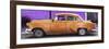Cuba Fuerte Collection Panoramic - Beautiful Retro Orange Car-Philippe Hugonnard-Framed Photographic Print