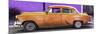 Cuba Fuerte Collection Panoramic - Beautiful Retro Orange Car-Philippe Hugonnard-Mounted Photographic Print