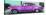 Cuba Fuerte Collection Panoramic - Beautiful Retro Purple Car-Philippe Hugonnard-Stretched Canvas