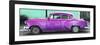 Cuba Fuerte Collection Panoramic - Beautiful Retro Purple Car-Philippe Hugonnard-Framed Photographic Print