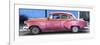 Cuba Fuerte Collection Panoramic - Beautiful Retro Red Car-Philippe Hugonnard-Framed Photographic Print