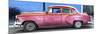 Cuba Fuerte Collection Panoramic - Beautiful Retro Red Car-Philippe Hugonnard-Mounted Photographic Print