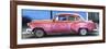 Cuba Fuerte Collection Panoramic - Beautiful Retro Red Car-Philippe Hugonnard-Framed Photographic Print