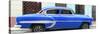 Cuba Fuerte Collection Panoramic - Blue Bel Air Classic Car-Philippe Hugonnard-Stretched Canvas