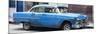 Cuba Fuerte Collection Panoramic - Blue Chevy-Philippe Hugonnard-Mounted Photographic Print