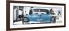 Cuba Fuerte Collection Panoramic - Blue Chevy-Philippe Hugonnard-Framed Photographic Print