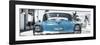 Cuba Fuerte Collection Panoramic - Blue Chevy-Philippe Hugonnard-Framed Photographic Print