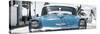 Cuba Fuerte Collection Panoramic - Blue Chevy-Philippe Hugonnard-Stretched Canvas