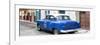 Cuba Fuerte Collection Panoramic - Blue Taxi Pontiac 1953-Philippe Hugonnard-Framed Photographic Print