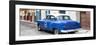 Cuba Fuerte Collection Panoramic - Blue Taxi Pontiac 1953-Philippe Hugonnard-Framed Photographic Print