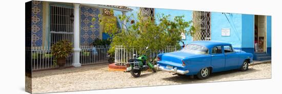 Cuba Fuerte Collection Panoramic - Blue Trinidad-Philippe Hugonnard-Stretched Canvas