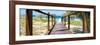 Cuba Fuerte Collection Panoramic - Boardwalk on the Beach-Philippe Hugonnard-Framed Photographic Print