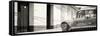 Cuba Fuerte Collection Panoramic BW - 1955 Chevy-Philippe Hugonnard-Framed Stretched Canvas