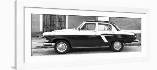 Cuba Fuerte Collection Panoramic BW - American Classic Car II-Philippe Hugonnard-Framed Photographic Print