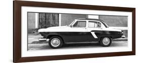 Cuba Fuerte Collection Panoramic BW - American Classic Car II-Philippe Hugonnard-Framed Photographic Print