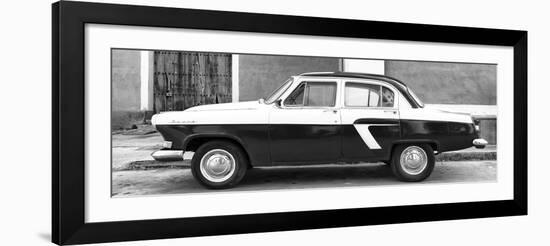 Cuba Fuerte Collection Panoramic BW - American Classic Car II-Philippe Hugonnard-Framed Photographic Print