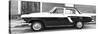 Cuba Fuerte Collection Panoramic BW - American Classic Car II-Philippe Hugonnard-Stretched Canvas