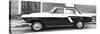 Cuba Fuerte Collection Panoramic BW - American Classic Car II-Philippe Hugonnard-Stretched Canvas