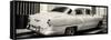 Cuba Fuerte Collection Panoramic BW - American Classic Car-Philippe Hugonnard-Framed Stretched Canvas