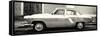 Cuba Fuerte Collection Panoramic BW - American Classic Car-Philippe Hugonnard-Framed Stretched Canvas