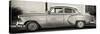 Cuba Fuerte Collection Panoramic BW - Beautiful Retro Car-Philippe Hugonnard-Stretched Canvas
