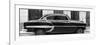 Cuba Fuerte Collection Panoramic BW - Bel Air Classic Car-Philippe Hugonnard-Framed Photographic Print