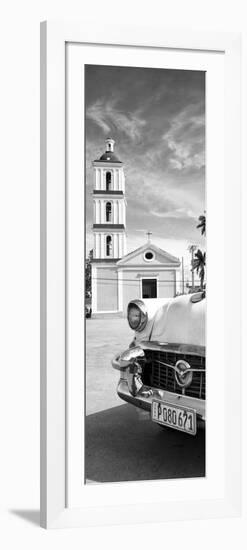 Cuba Fuerte Collection Panoramic BW - Church in Santa Clara II-Philippe Hugonnard-Framed Photographic Print