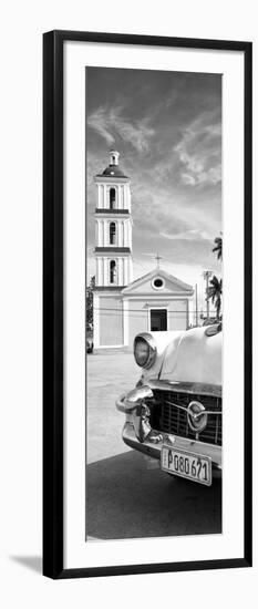 Cuba Fuerte Collection Panoramic BW - Church in Santa Clara II-Philippe Hugonnard-Framed Photographic Print