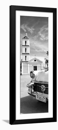 Cuba Fuerte Collection Panoramic BW - Church in Santa Clara II-Philippe Hugonnard-Framed Photographic Print