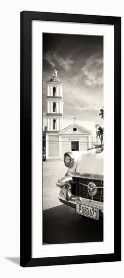 Cuba Fuerte Collection Panoramic BW - Church in Santa Clara-Philippe Hugonnard-Framed Photographic Print